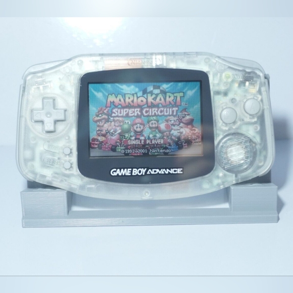 Transparent Clear Nintendo Game Boy Advance GBA Videogame Transparent Clear Nintendo Game Boy Advance GBA Videogame